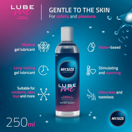 Лубрикант на водной основе Amor My.Size Lube Tightly Warming, 250 мл - 4