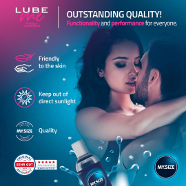 Лубрикант на водной основе Amor My.Size Lube Tightly Warming, 250 мл - 2