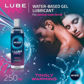 Лубрикант на водной основе Amor My.Size Lube Tightly Warming, 250 мл - 3