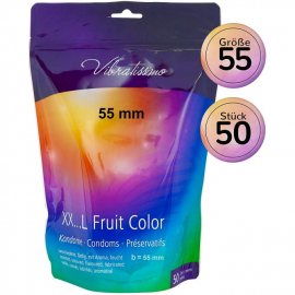 Презервативы Amor Vibratissimo XX ... L Fruit Color, 55 мм, 50 шт
