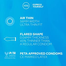 Презервативы 12 SZT. EXS AIR THIN 1 шт - 2
