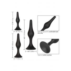 California Exotic Novelties Silicone Anal Starter Kit - Набір анальних пробок - 7