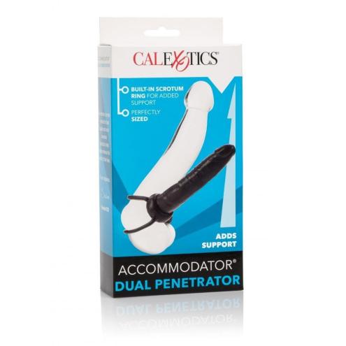 California Exotic Novelties Accommodator Dual Penetrators - Насадка для двойного проникновения (черная)