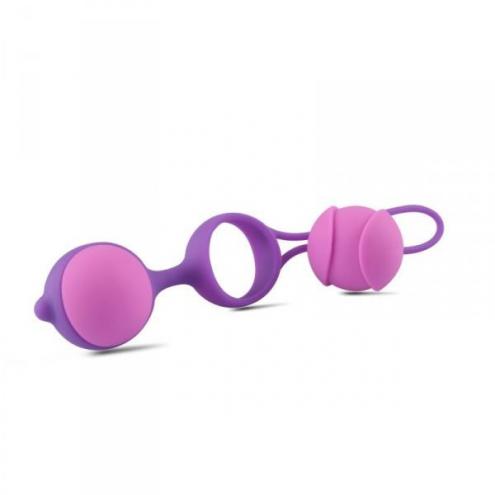 Вагінальні кульки Palline Vaginali Bi-Balls Double Purple
