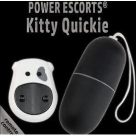 Віброкільце з пультом керування Power Escorts Kitty Smiley black
