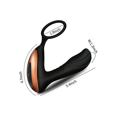 Масажер простати Massager with Ring USB