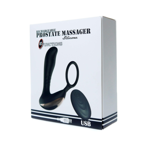 Масажер простати Massager with Ring USB