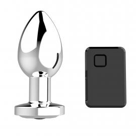 Анальна пробка з вібро Rechargeable Butt Plug USB 10 Functions - Silver - 2