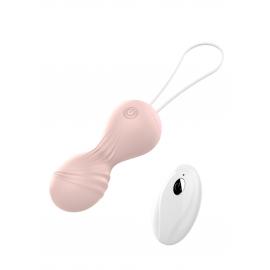 Вагинальные шарики Vibrating Silicone Kegel Balls USB 10 Function / Remote control -Flesh
