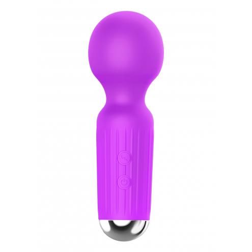Вибростимулятор Rechargeable Mini Masager USB 20 Functions - Purple