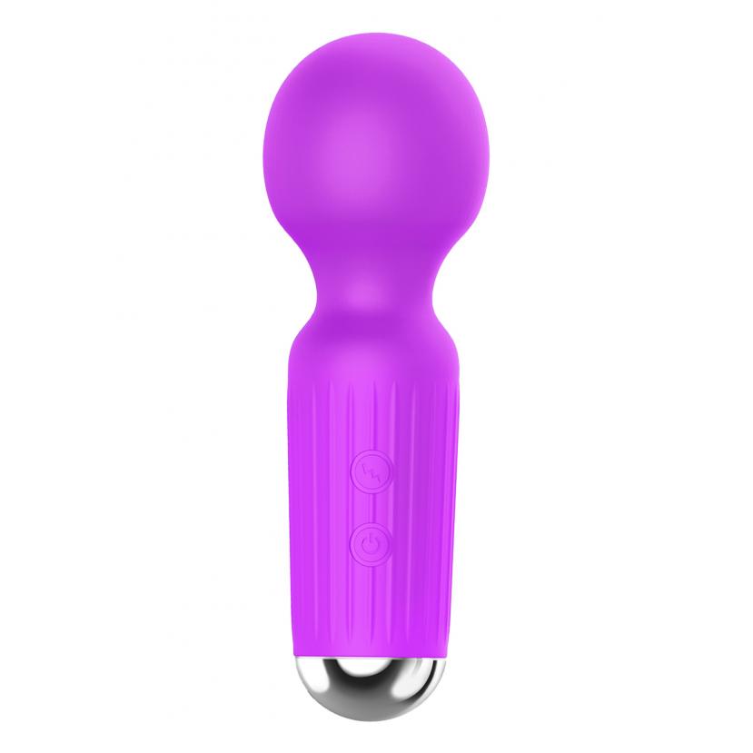 Вибростимулятор Rechargeable Mini Masager USB 20 Functions - Purple