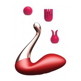 Вібростимулятор Swan massager, interchangeable heads - USB 9 Functions / APP Mobile - 1