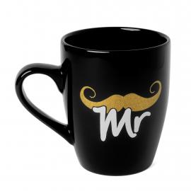 Чашки BLACK and WHITE Barylka 300ml. - Mr/Mrs 2шт - 2