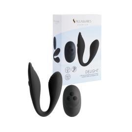 Вибратор  для пар DELIGHT - BLACK - 1