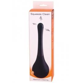 Seven Creations Squeeze Clean Анальний душ 250 мл (чорний) - 2