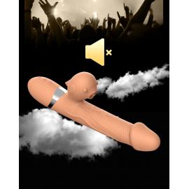 Вібратор Basia Thtusting Vibrator 2 in 1 Tongue Vibrators USB - 4