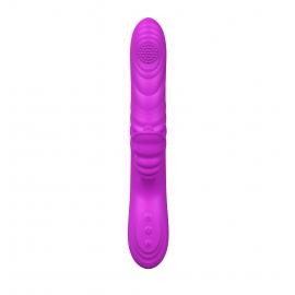 Вібратор Angelia, USB 3 functions of thrusting / 20 vibrations Purple - 7
