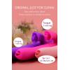 Вибратор Angelia USB 3 functions of thrusting / 20 vibrations Pink