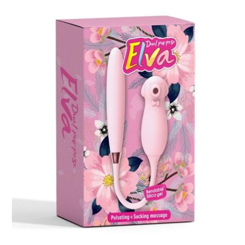 Вакуумний вібростимулятор Elva Dual Purpose (pink)