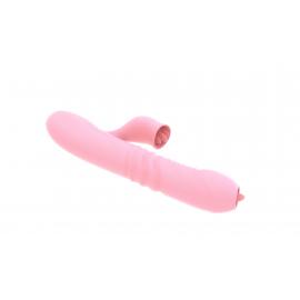 Вибратор для двойной стимуляции Fanny Pink - 9