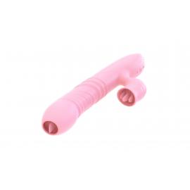 Вибратор для двойной стимуляции Fanny Pink - 8