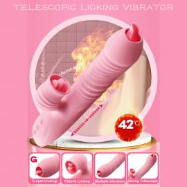 Вибратор для двойной стимуляции Fanny Pink - 4