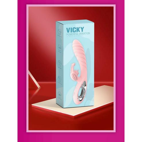 Вибратор Vicky USB Pink