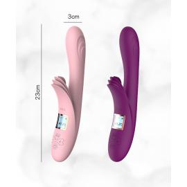 Вібратор з підігрівом Lilo USB-Pink - 4