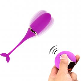 Віброяйце з пультом керування Vibrating egg (purple ) USB - 4