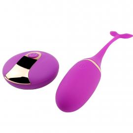 Віброяйце з пультом керування Vibrating egg (purple ) USB - 5