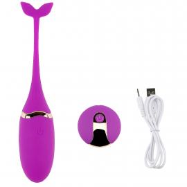 Віброяйце з пультом керування Vibrating egg (purple ) USB - 2