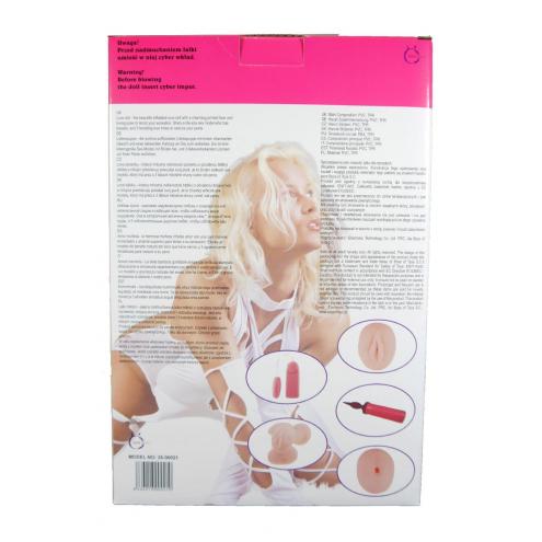 Секс кукла с вибрацией Lalka BARBI 3D