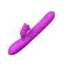 Вибратор Angelia, USB 3 functions of thrusting / 20 vibrations Purple