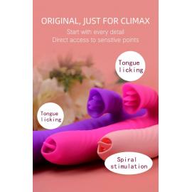 Вібратор Angelia USB 3 functions of thrusting / 20 vibrations Pink - 5