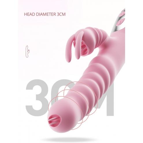 Вібратор Hannah USB Pink