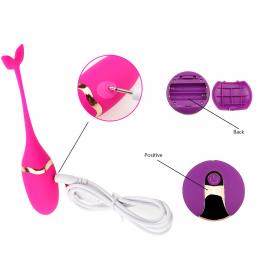 Виброяйцо с пультом управления Vibrating egg (pink) USB - 2