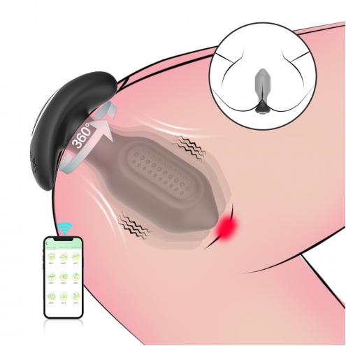 Анальная пробка с вибро Bliss APP - Vibrating Anal Plug