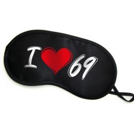 Maska Opaska na oczy I LOVE 69