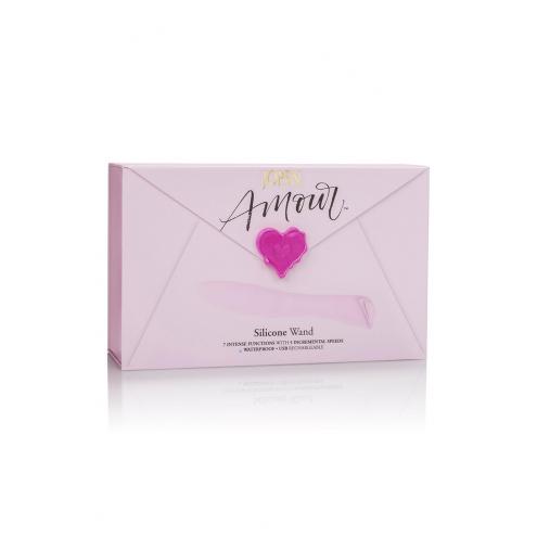 Вібратор JOPEN Amour Silicone Wand, рожевий