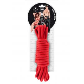 Бондажі/наручники BONDAGE ROPE 5 METER RED - 2