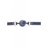 Кляп в виде фаллоса Silicone Penis Ball Gag Blue