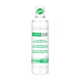 Массажный гель и лубрикант на водной основе Waterglide Massage & Lubricant Aloe Vera