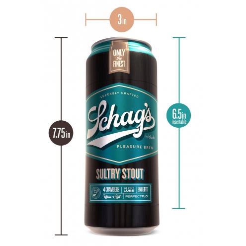 Мастурбатор Schag's Sultry Stout, прозорий