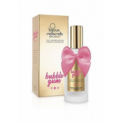 Ароматный силиконовый масажный и интим гель 2 in1 Scented Silicone Massage Intimate Gel Bubblegum