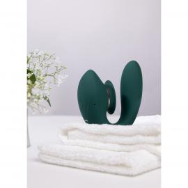 Вібратор Twitch 3 - Rechargeable Vibrator & Suction - Silicone - 10 Speed - Forest Green - 4