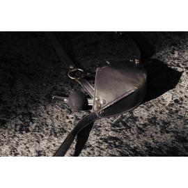 Маска-кляп Head Harness with Mouth Cover and Solid Ball Gag - Black - 7