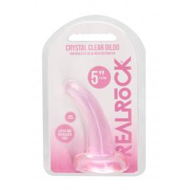 Фаллоимитатор Realrock Crystal Clear Dildo 5, розовый - 1