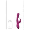 Вибратор Mika Triple Rabbit with G-Spot Flapping - Pink