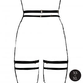 Гартери Double Strap Garter Belt with Adjustable Sliders - 2