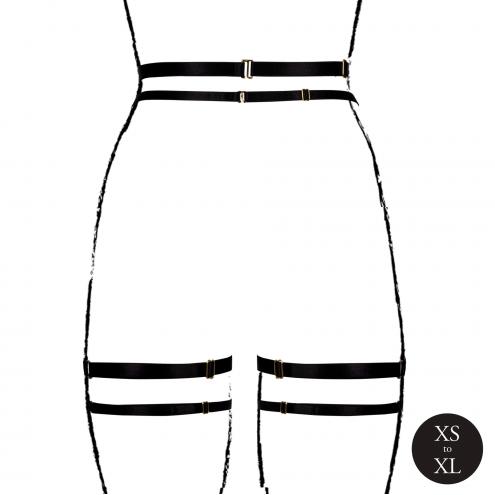 Гартеры Double Strap Garter Belt with Adjustable Sliders